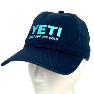 Yeti Baseball Cap Style Hat Adjustable One Size Navy Blue